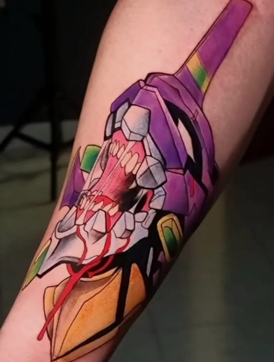 Ejemplo de tatuaje Anime