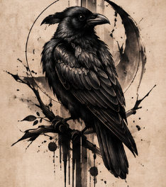 Ejemplo de tatuaje Blackwork