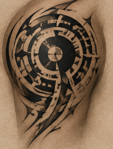 Ejemplo de tatuaje Neotribal